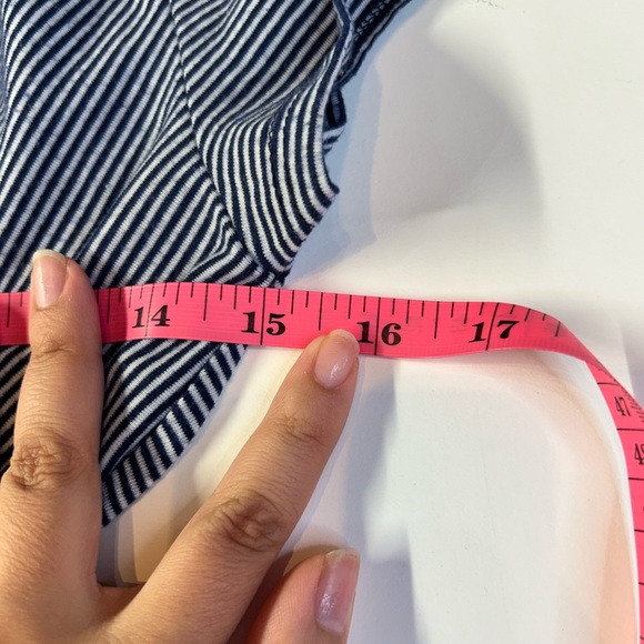 Rolla Coster Navy Stripped Wrap Dress size Small - Picture 7 of 9